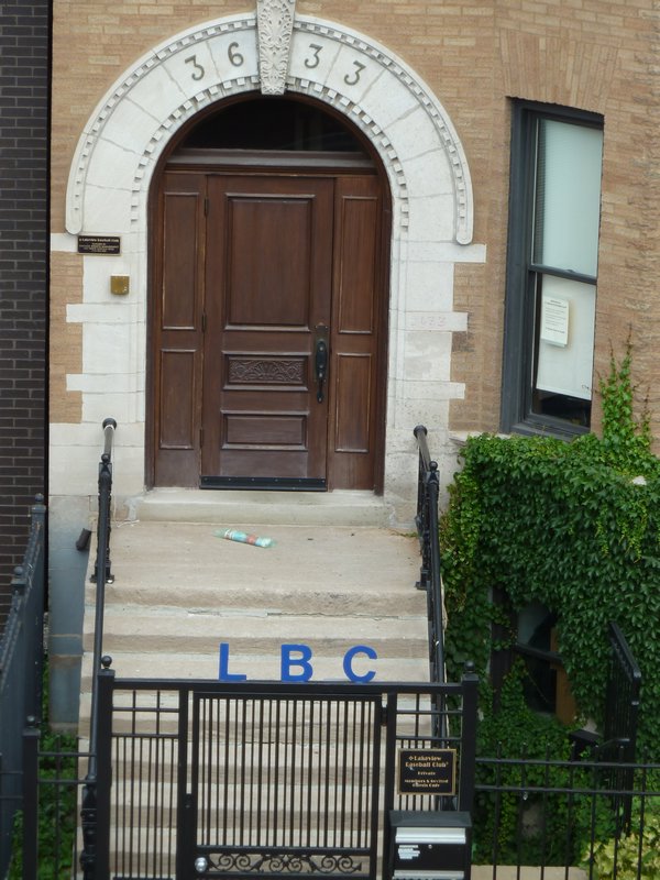 The Door to the Lakeview Baseball Club