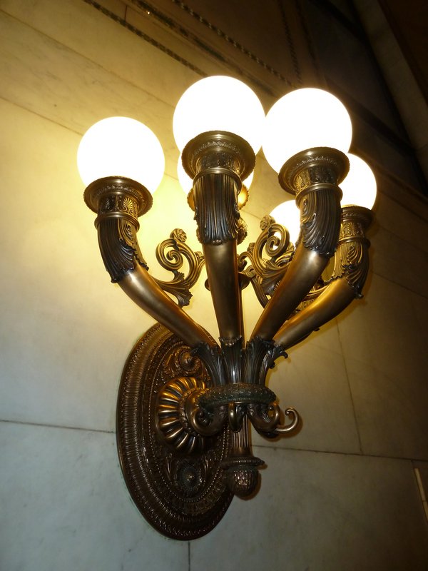 Even the light fixtures are pretty
