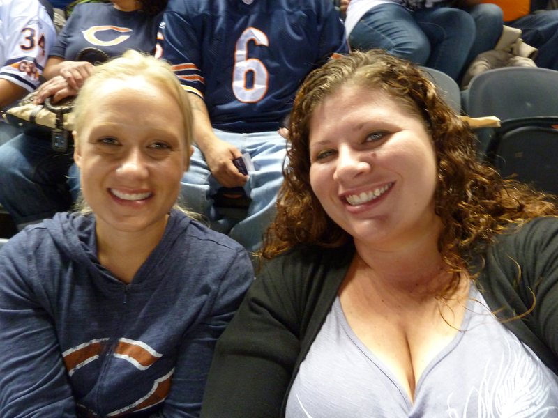 Jaime and I at the Bears Game