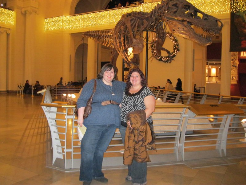 Annalies and Kristen at the Field Museum