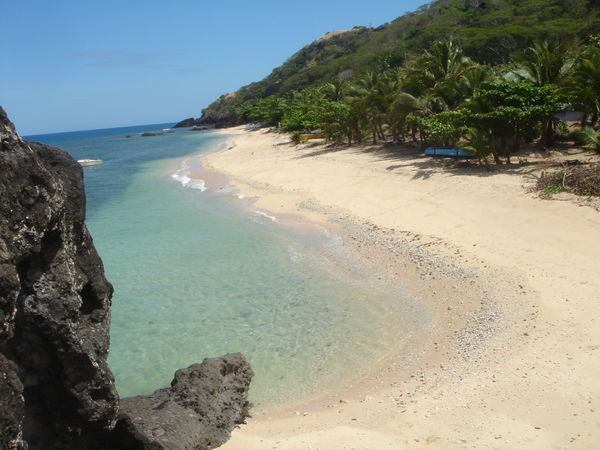 The beach on the first Island