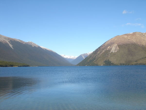 One of the lakes in the South Island