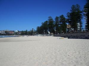 A Deserted Manly Beach 