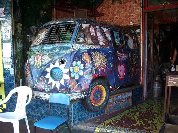 Shop fronts at Nimbin, are a little different to say the least!