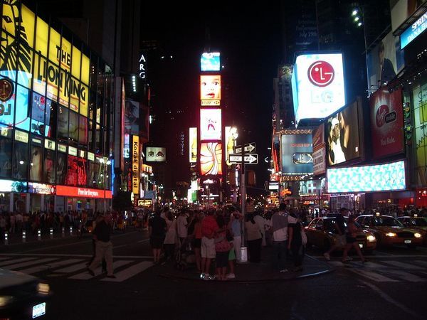 Time Square at night 
