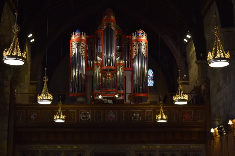 Organ in chapel