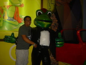 Eric and Senior Frog