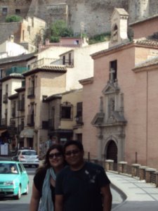 Us in the streets of Toledo