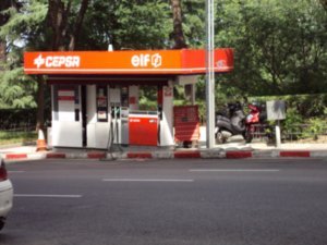 Elf gas station
