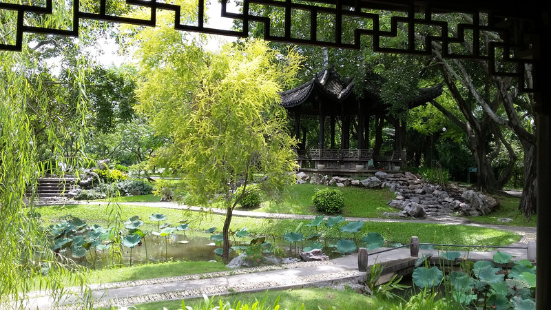 Chinese garden in the Rama IX Park near my condo