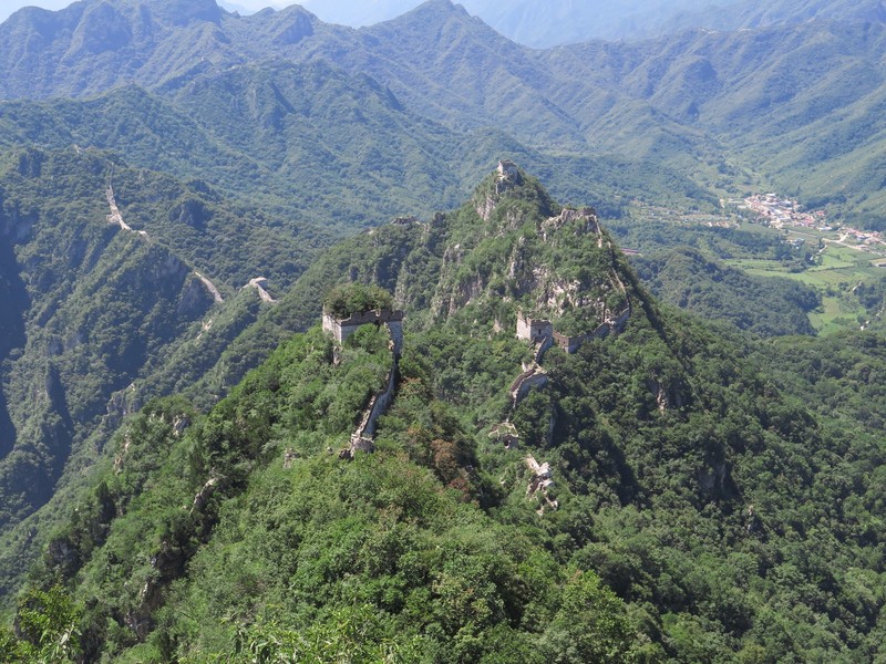 View from Zhengbei Watch Tower to the west