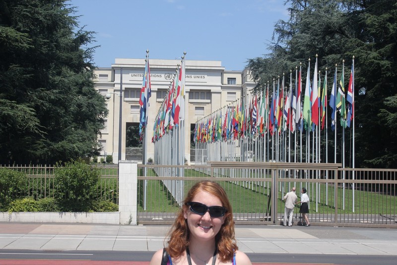 The United Nations Building, Place de la Nations, Geneva