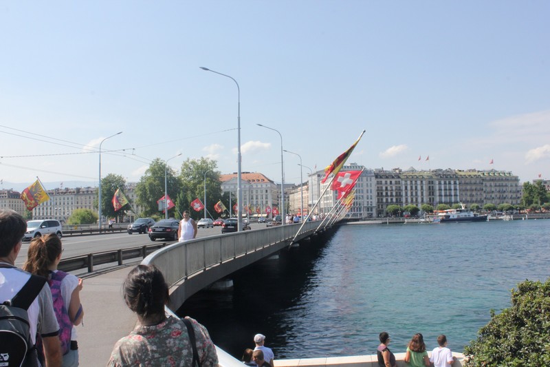 Bridge Across Lake Geneva