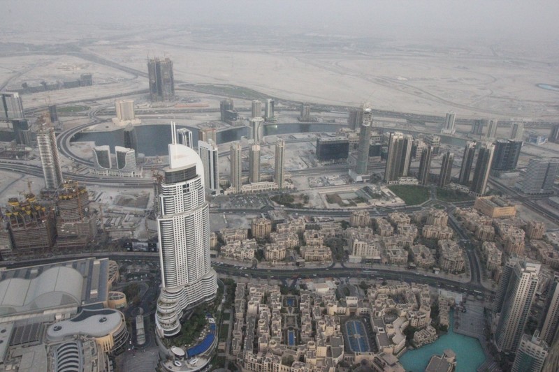 The View from the 125th Floor of the Burj Khalifa