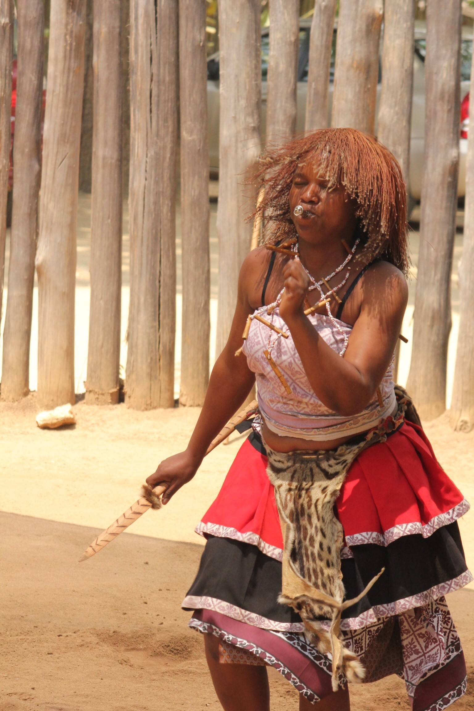 Sangoma (Healer) Dancing Photo