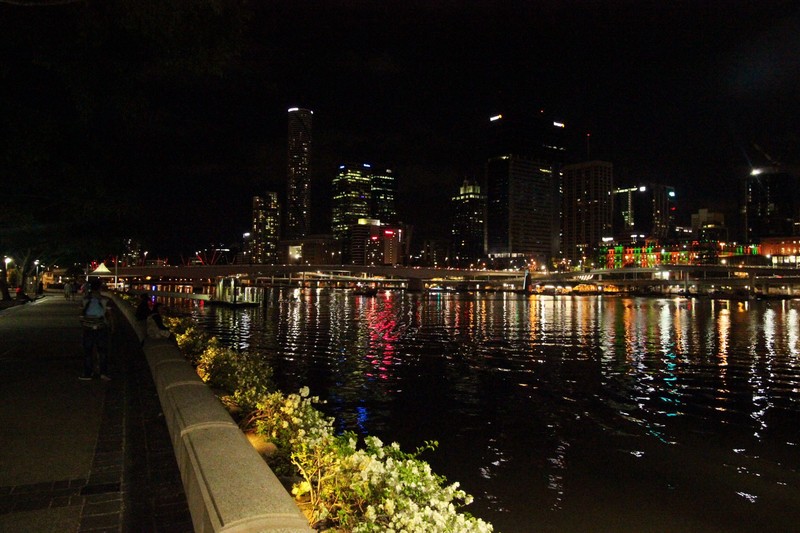 Brisbane at Night - North Bank Skyline