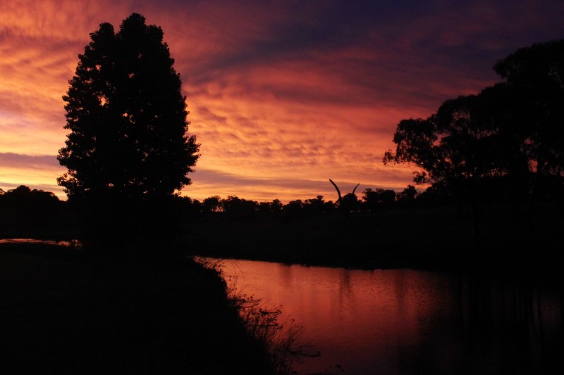 Sunset at Beardy Creek