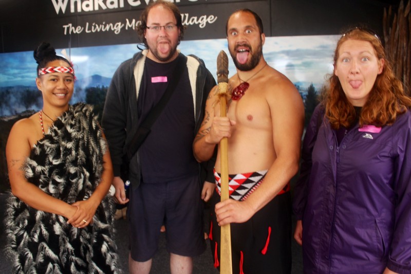 Us with Maori Warrior