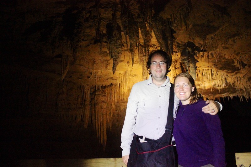 Us in Footwhistle Cave