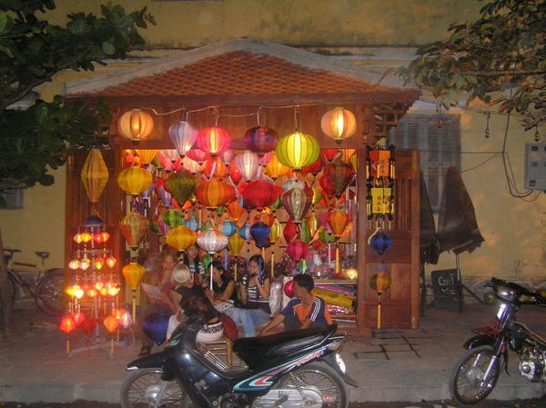 Glowing lantern shop