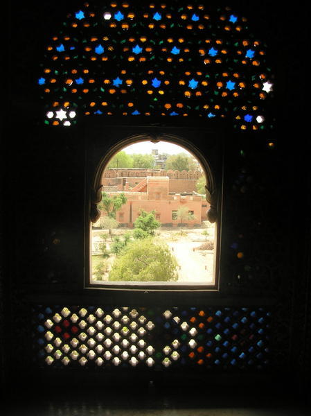 View into the forts courtyard
