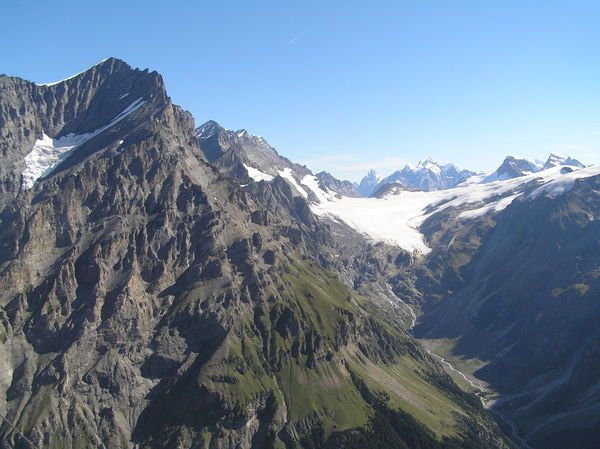 View towards the Kanderfern Glacier