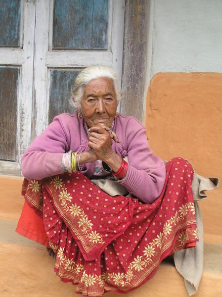 Lovely old woman