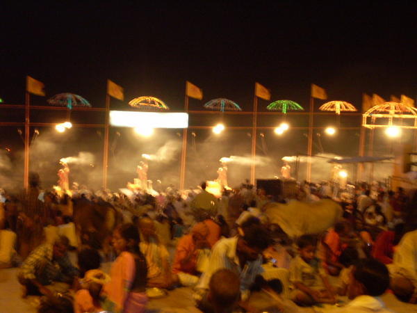 Crowds on the ghats