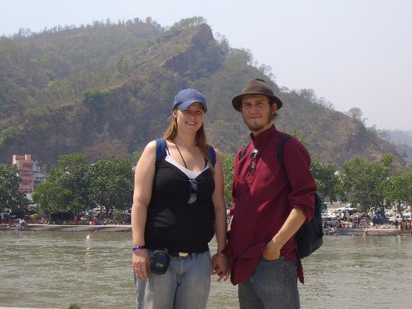 Sion and Niki in Haridwar