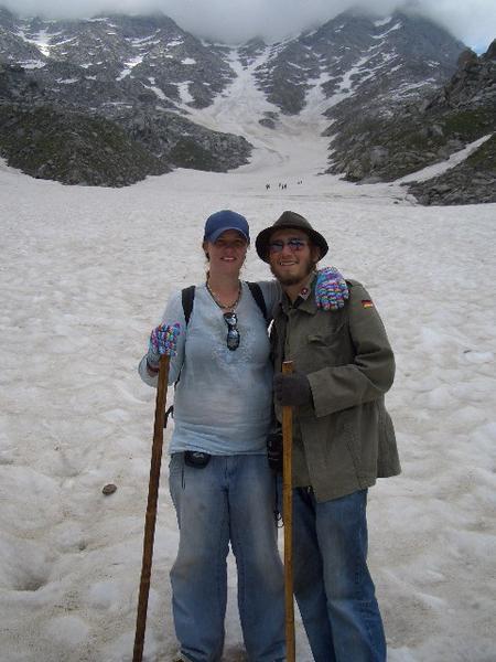 Niki and Sion at the Snowline
