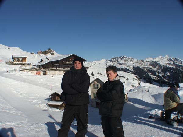 Bob and Chris at Kleine Scheidegg