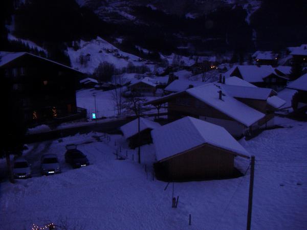View of Grindelwald from our hotel