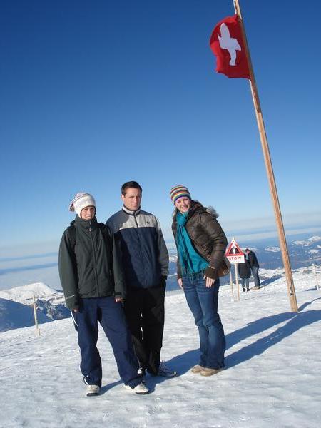 Leeza, Daniel, and me Top of Europe