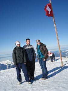 Leeza, Daniel, and me Top of Europe