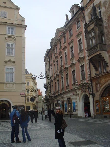 One of the streets leading off the Old Town Square