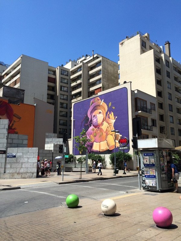Street art in Santiago