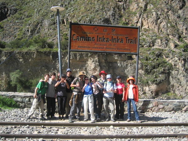 The start of Inca trail