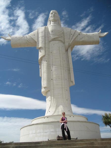 Hanging out with Jesus in cocobamba