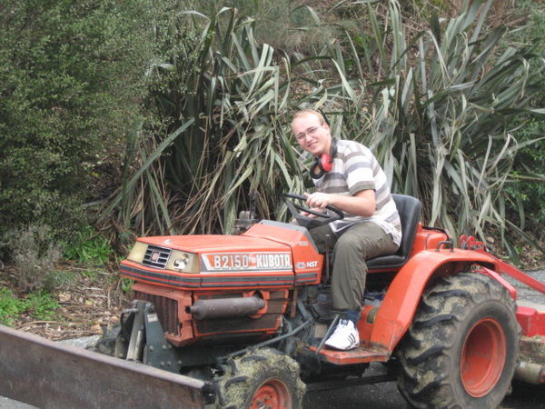 Tom and his tractor!