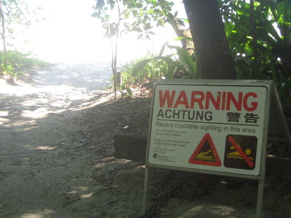 Watch out for the crocs