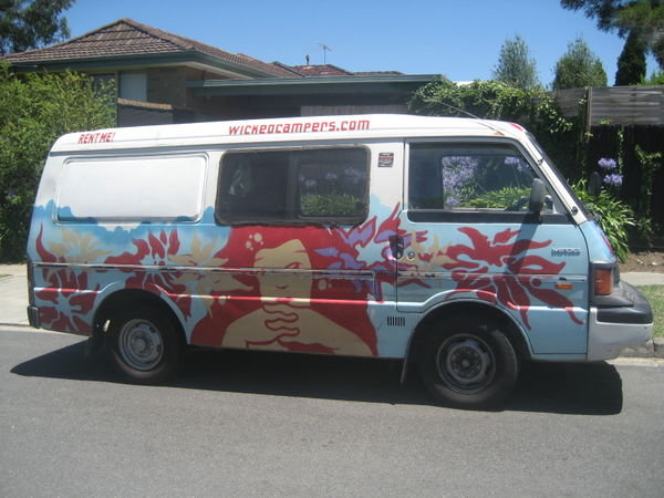 The van in Ramsey Street