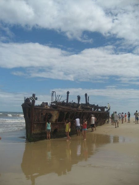shipwreck on Fraser island