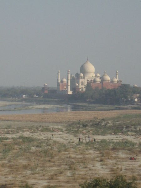 The view from Agra fort