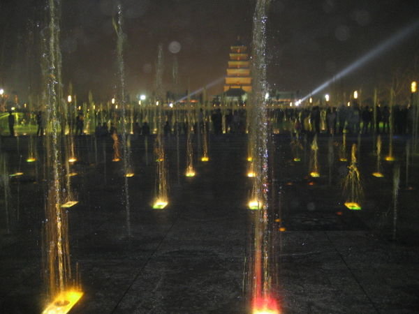 Musical fountains in Xian