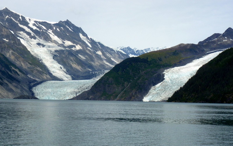 Barry (left) and Coxe (right) Glaciers