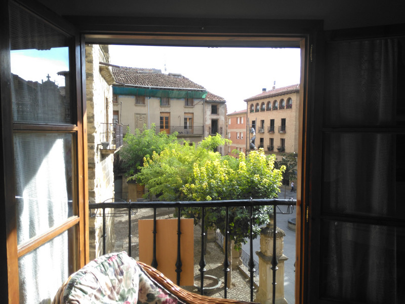 View from albergue in Viana