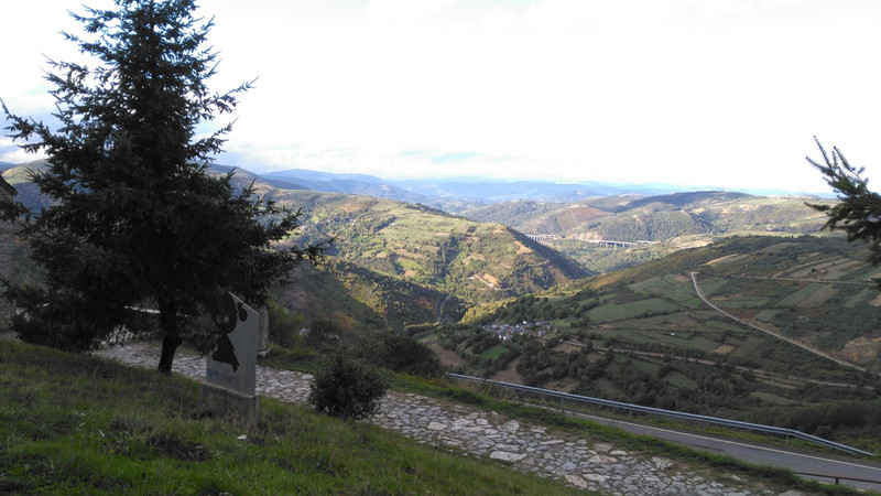 View from O'Cebreiro