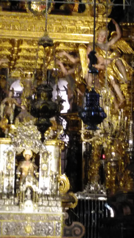 Shrine in Santiago cathedral