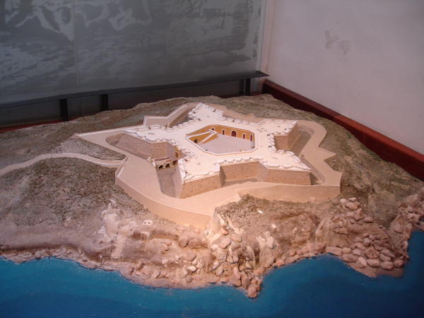 model of the fort