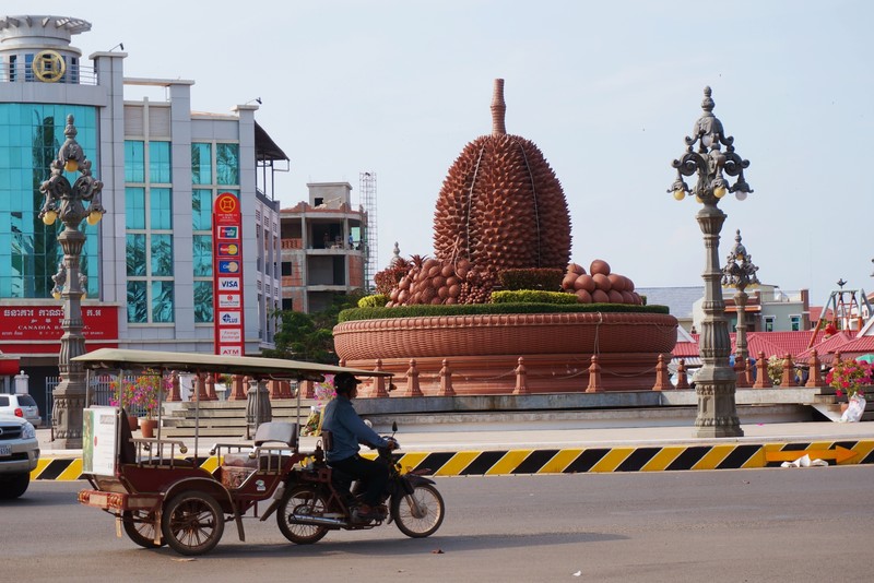The Big Durian of Kampot. An imposing and important monument